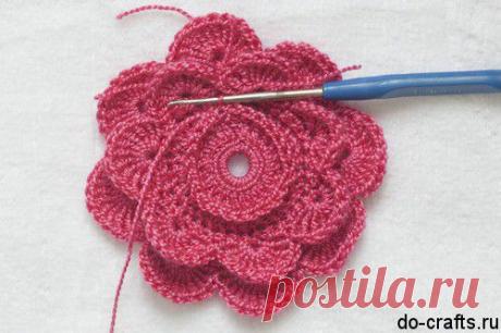 Как вязать цветы крючком | Самоделкино