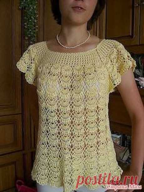 Blusas crochet con esquemas