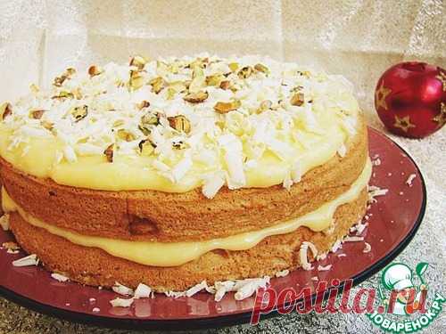 Ангельский торт с лимонным кремом – кулинарный рецепт