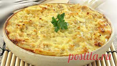Запеканка из картофеля и цуккини с сыром. - Рецепты - Доставка пиццы, обедов, суши, питьевой воды домой и в офис, банкет, кейтеринг, организация мероприятий в Петербурге