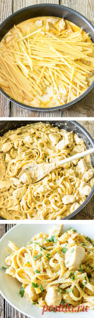 One Pot Wonder Cajun Chicken Alfredo - Здоровое блюдо