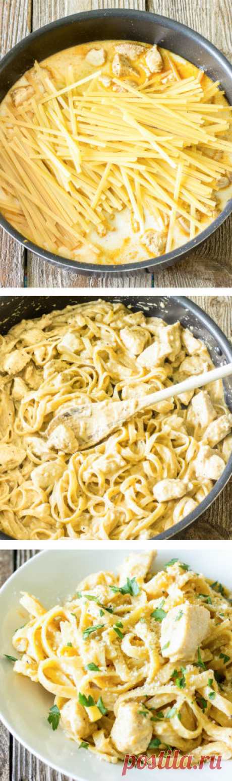 One Pot Wonder Cajun Chicken Alfredo - Здоровое блюдо