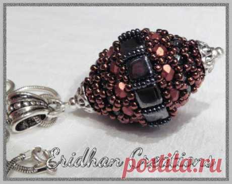 Eridhan Creations - Beading Tutorials: Another beaded bead - a wasp nest ;)