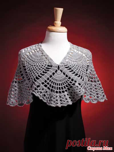 Салфетка превращается... в элегантную кофточку - Все в ажуре... (вязание крючком) - Страна Мам