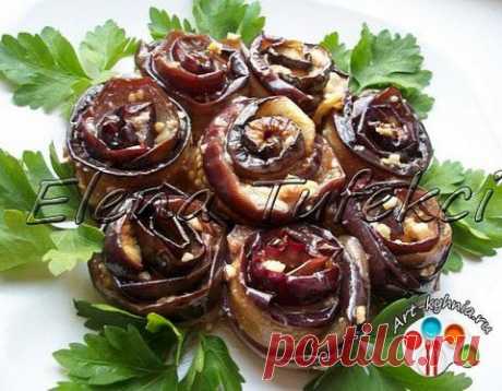 Баклажанные розочки | Четыре вкуса