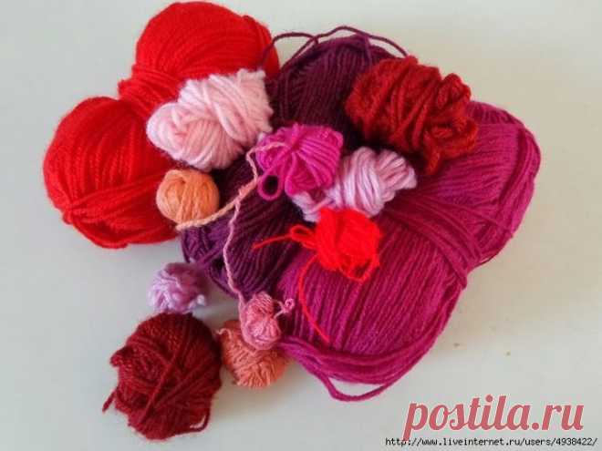 Что делать с остатками пряжи