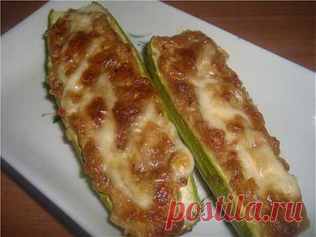 Кабачок фаршированный по быстрому. | Четыре вкуса
