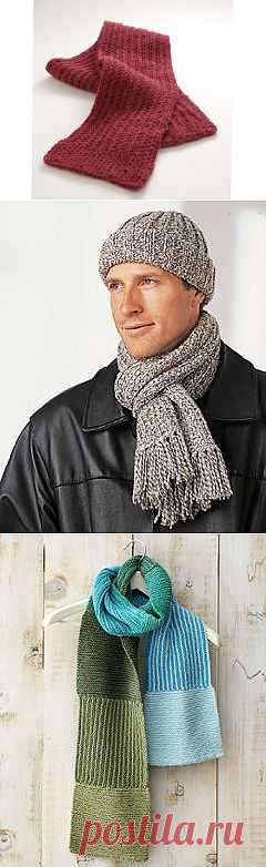 46 Free Scarf Knitting Patterns - 46 способов вязания шарфа | FaveCrafts.com