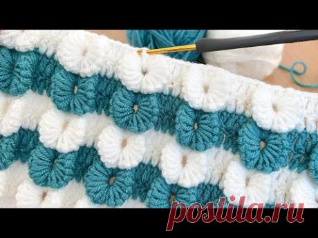 ✅💯renklerin muhteşem uyumu / TIĞ İŞİ BATTANİYE MODELİ ✅/ crochet baby blanket/ ✅knitting pattern