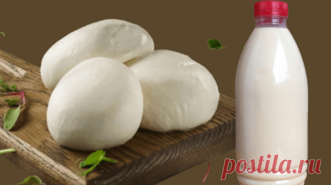 Ловите рецепт домашней Моцареллы всего из 2 продуктов. Быстрое приготовление. Из фермерского молока | Кулинарный беспредел | Дзен