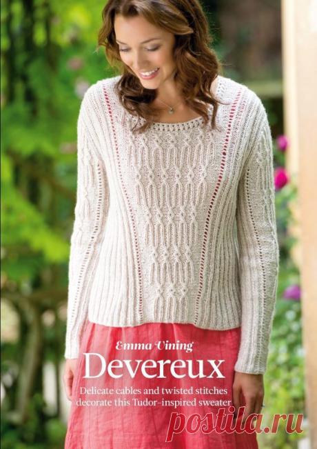Devereux by Emma Vining - The Knitter, Issue 75