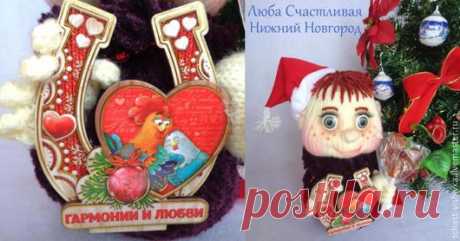 Купить Домовичок для удачи и счастья - ярко-красный, Новый Год, год петуха, новогодний подарок