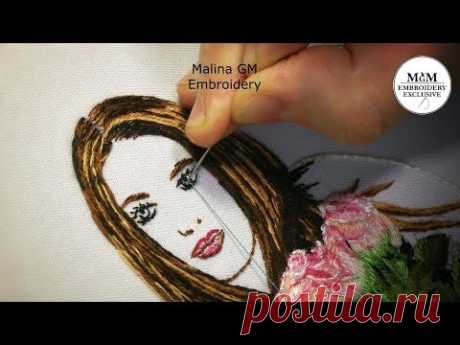 (282) Hand Embroidery| How to embroider your photo | Как вышить свое фото - YouTube
