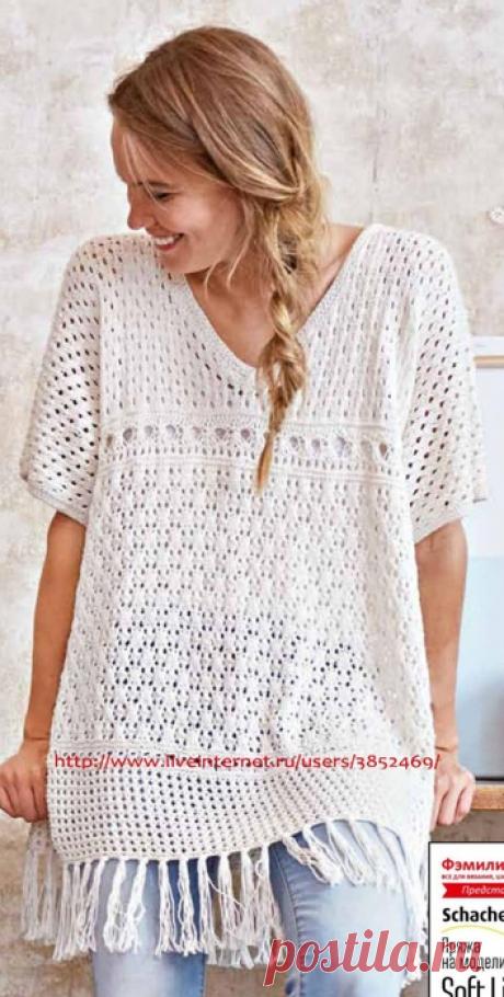 Кремовая туника — Сделай сам, идеи для творчества - DIY Ideas