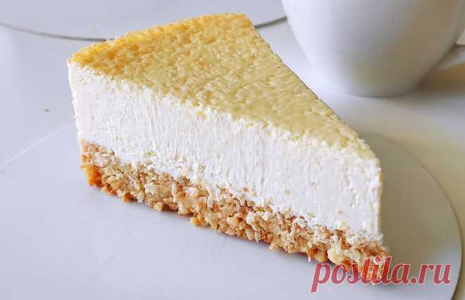 Классический ПП Чизкейк без сахара с кокосовой основой | Кето рецепт | ПП РЕЦЕПТЫ БЕЗ САХАРА | Дзен