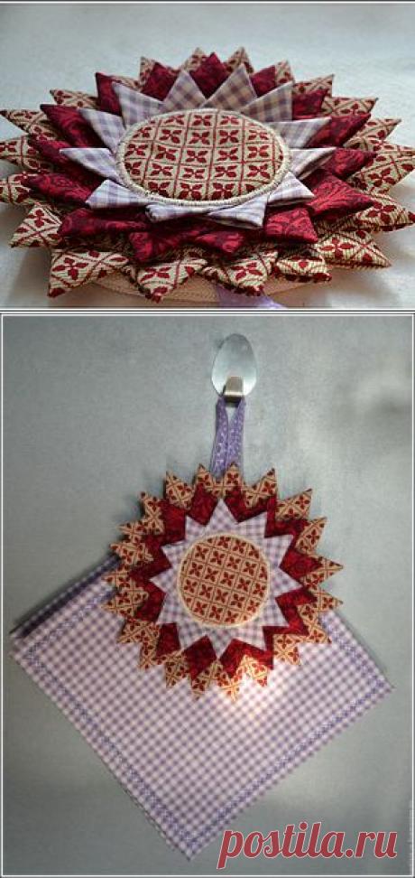 Прихватка или подставка под горячее | Самоделкино