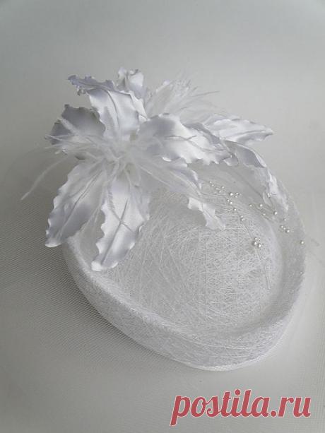 Свадебная шляпка (МК от kupavka) .