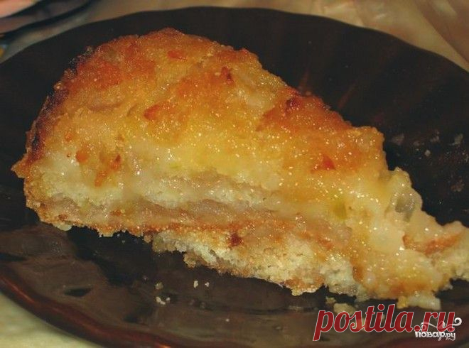 Яблочный пирог в микроволновке - кулинарный рецепт на Повар.ру