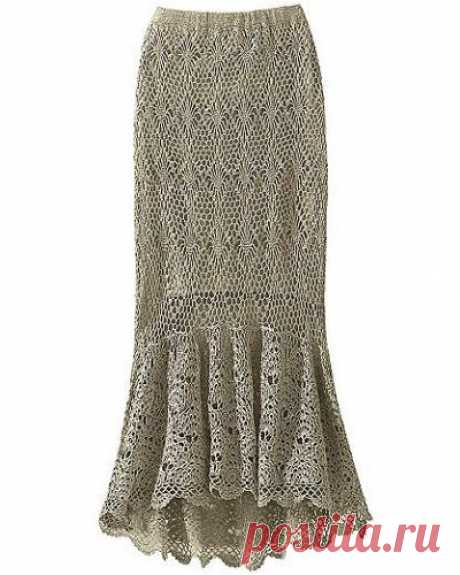 Ruffled Layered Mini Knee Length Crochet Skirt – Designers Outfits Collection
