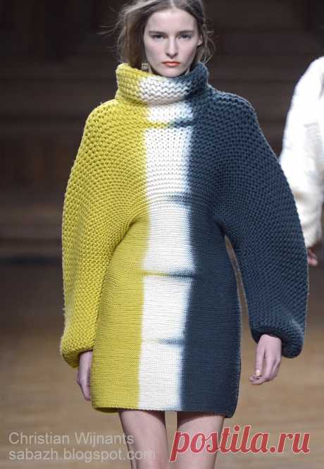 СТИЛЬНОЕ ВЯЗАНИЕ: Knitting dress 2013. Вязаные платья - вдохновляемся!