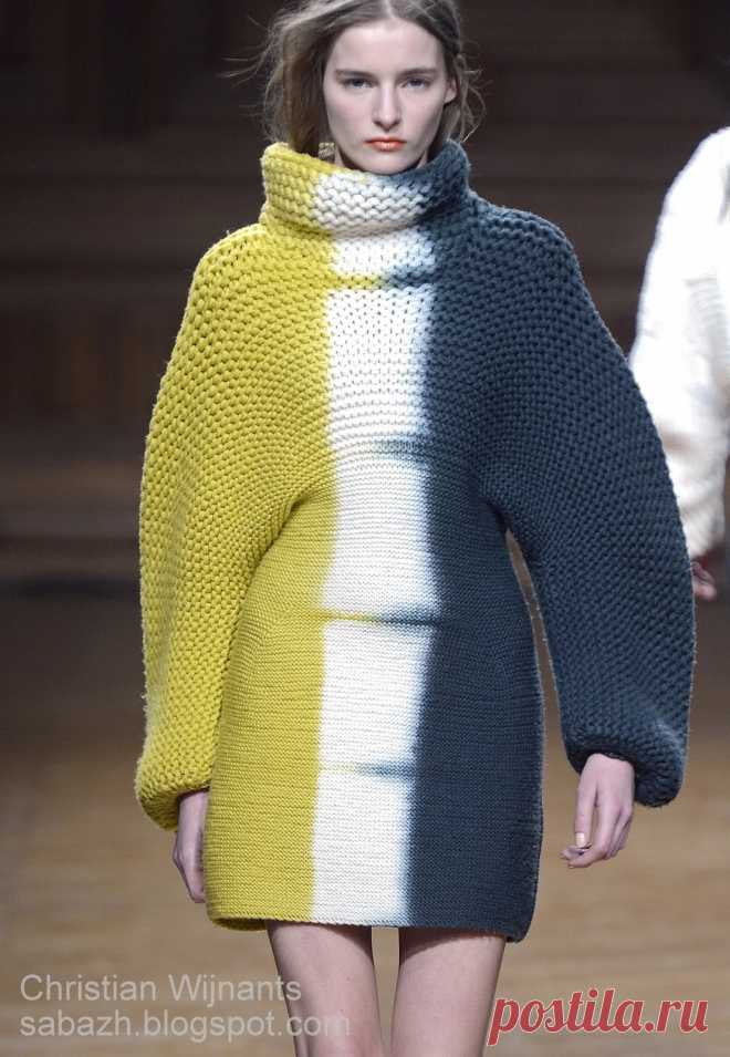 СТИЛЬНОЕ ВЯЗАНИЕ: Knitting dress 2013. Вязаные платья - вдохновляемся!