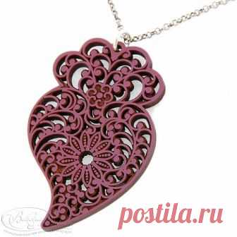 Колье Аморе фиолетовое Silvereira. Арт.: SV3007Avi