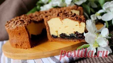 Карамельный сырник с черносливом. Готовится легко и просто