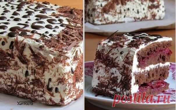ШОКОЛАДНЫЙ ТОРТ С ВИШНЕЙ 🍒 / Райская пища
