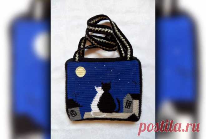 Вязаная сумка Мечты о Большой Медведице – HandMade39.ru