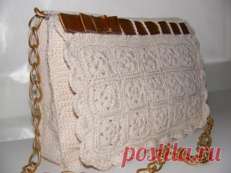 Как связать сумочку  крючком от Red Valentino
