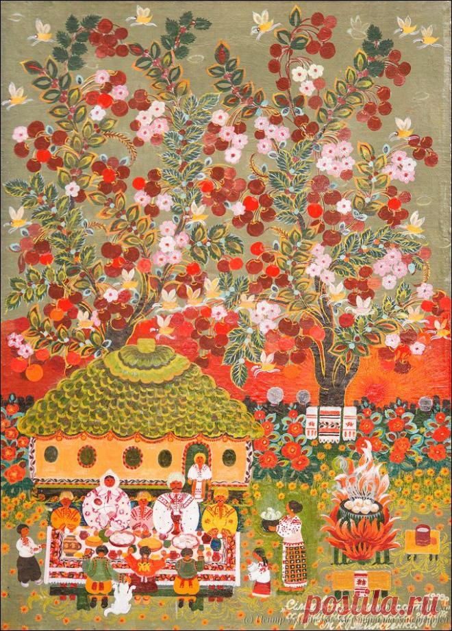 Мастер петриковской росписи Марфа Тимченко и ее прекрасные работы - Ярмарка Мастеров - ручная работа, handmade