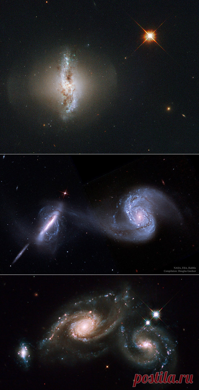 Странные парочки: топ-10 необычных двойных галактик