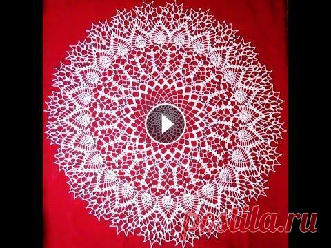 Салфетка крючком "Ажурная снежинка" Часть_1_Doily crochet "Openwork snowflake #салфеткакрючком В этом видео я предлагаю Вам связать вместе со мной салфетку крючком, которую я назвала "Ажурная снежинка". Данный видеоурок подходит для оп...