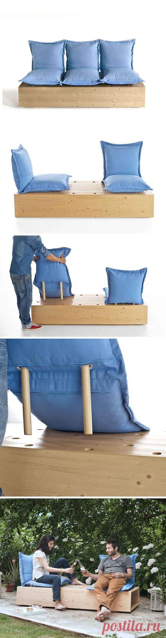 (1) Sectional garden sofa Facile by @formabilio | design Marco Gregori design outdoor sofa | DIY and Home Decor