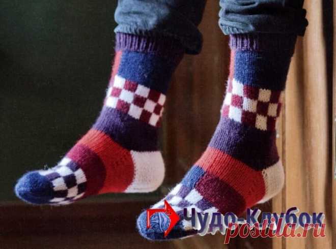 носки мужские спицами 42 размер на 5