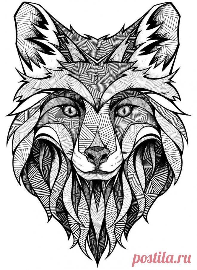 Зентангл (zentangle) - арт~картинки для творчества.