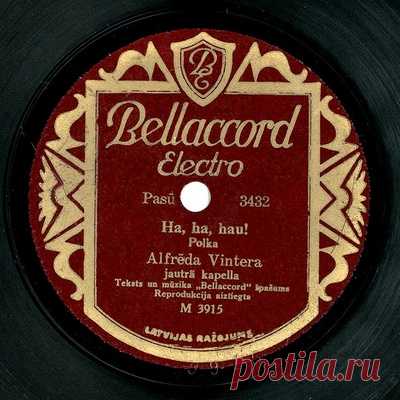 Latvijas vēsturiskie skaņu ieraksti - Ha, ha, hau! : polka