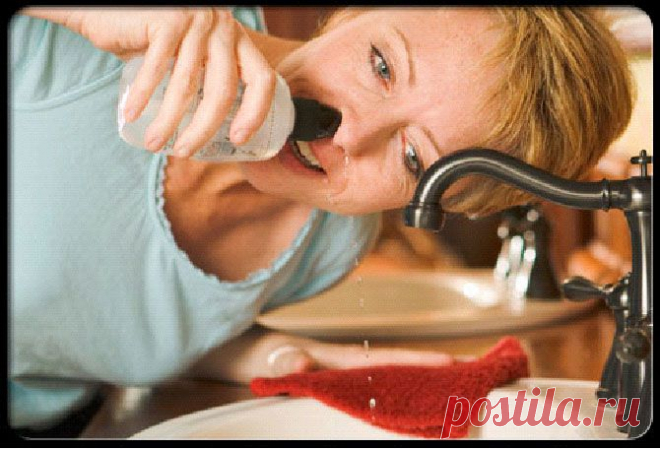 Промывание носа при фронтите. | Советы Народной Мудрости