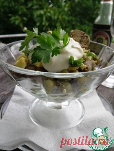 Салат печеночный "Вкусно и просто" - кулинарный рецепт