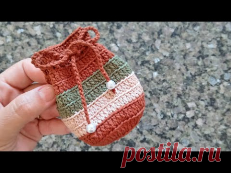 BOLSA DE CROCHE/ porta moedas