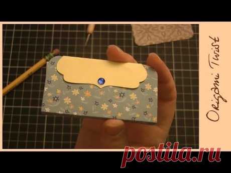 Other Uses for Project Life Cards Tiny Clutch Purse or Handbag Party Favor or Name Tag