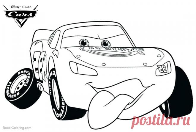 Lighting Mcqueen Coloring - Green Valley Floyd