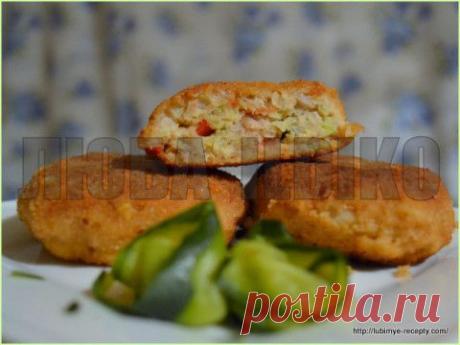 Овощные котлеты с рыбой и цуккини на пару | 4vkusa.ru