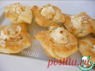 Корзинки из слоеного теста с кремом – кулинарный рецепт
