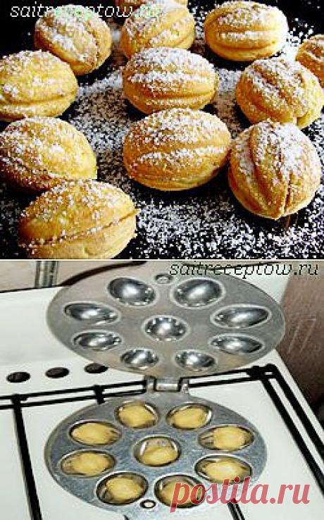 Печенье орешки со сгущёнкой. | Сайт рецептов