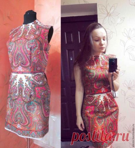 Деловое платье (и жакет) из платка (Diy) / Платки / ВТОРАЯ УЛИЦА