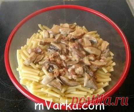 Шампиньоны в сметане в мультиварке