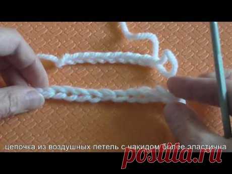 Воздушные петли с накидом - Страна Мам