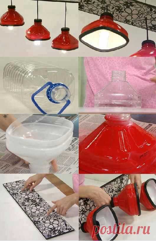 How to DIY Shining Lamps with Plastic Bottles | www.FabArtDIY.com