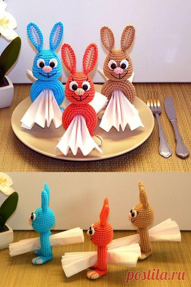 Держатели для салфеток. Крючок. Идея.